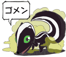 Sticker of an animal and a creature sticker #10059610