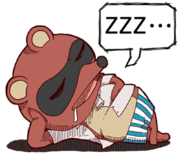 Sticker of an animal and a creature sticker #10059620