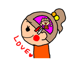 Orange chan.5 sticker #10060049