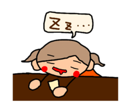 Orange chan.5 sticker #10060086