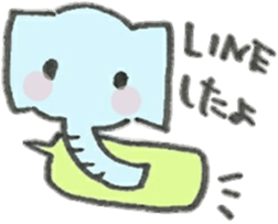 An Cute Elephant sticker #10060088