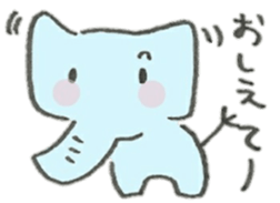 An Cute Elephant sticker #10060090