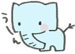 An Cute Elephant sticker #10060107