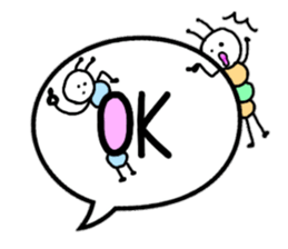 Slightly bigger balloon sticker sticker #10060155