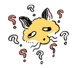 three foxes! 2 sticker #10061185