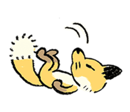 three foxes! 2 sticker #10061196