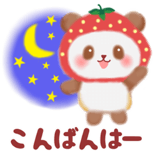 Strawberry panda sticker #10062290