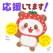 Strawberry panda sticker #10062299