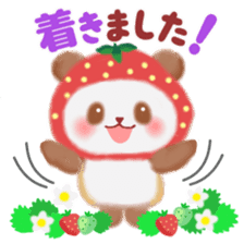 Strawberry panda sticker #10062323