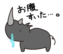 Scientific name, Botherhinoceros sticker #10062420