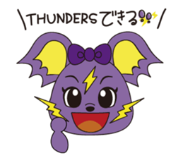 THUNDERS STICKER sticker #10062500