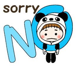 Hawaiian Girl ocyame costume Hen 3 sticker #10062877