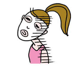 For single life office lady stickers. sticker #10062888