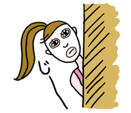 For single life office lady stickers. sticker #10062910