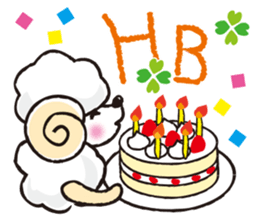 teacup sheep 2 sticker #10063040