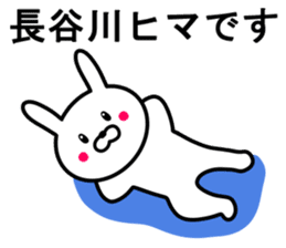 Rabbit to HASEGAWA sticker #10063174