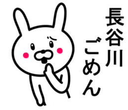 Rabbit to HASEGAWA sticker #10063178