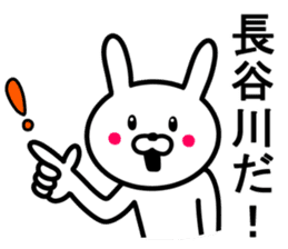 Rabbit to HASEGAWA sticker #10063185