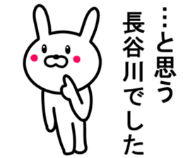Rabbit to HASEGAWA sticker #10063188