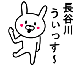 Rabbit to HASEGAWA sticker #10063193