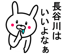 Rabbit to HASEGAWA sticker #10063205