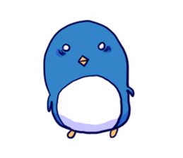 The penguins which fell out of the mind sticker #10063213