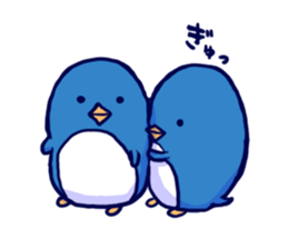 The penguins which fell out of the mind sticker #10063225