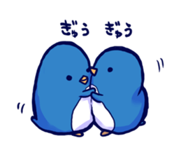 The penguins which fell out of the mind sticker #10063232