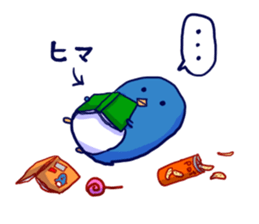 The penguins which fell out of the mind sticker #10063237