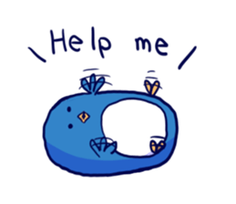 The penguins which fell out of the mind sticker #10063240