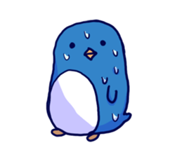 The penguins which fell out of the mind sticker #10063245