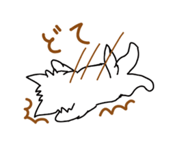 White terrier and happiness life sticker #10063260