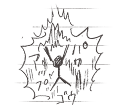 Graffiti on notebook 1 sticker #10063295