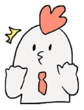Chicken man "2" sticker #10063738
