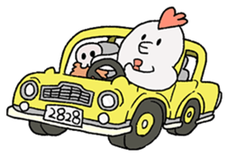 Chicken man "2" sticker #10063742