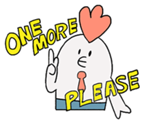 Chicken man "2" sticker #10063745