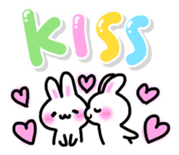 Cute pastel Sticker! [love] sticker #10064380