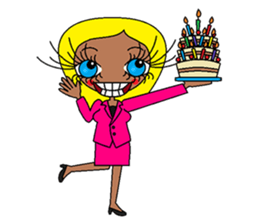 Sweety Working Girl sticker #10064650