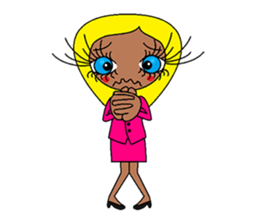 Sweety Working Girl sticker #10064663