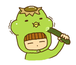 KAPPA AND A BOY sticker #10064852