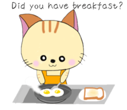 Kuro's daily life 13  English version sticker #10065134