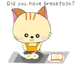 Kuro's daily life 13 English version sticker #10065134