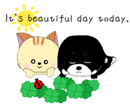 Kuro's daily life 13  English version sticker #10065154