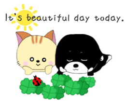 Kuro's daily life 13 English version sticker #10065154