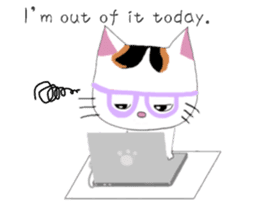 Kuro's daily life 13 English version sticker #10065155