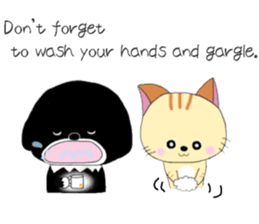 Kuro's daily life 13 English version sticker #10065164
