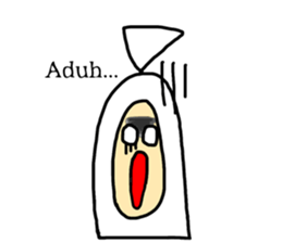 Pocong-chan sticker #10065299