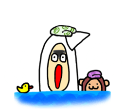 Pocong-chan sticker #10065325