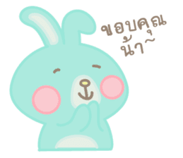 Sky bunny sticker #10065530