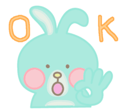 Sky bunny sticker #10065562